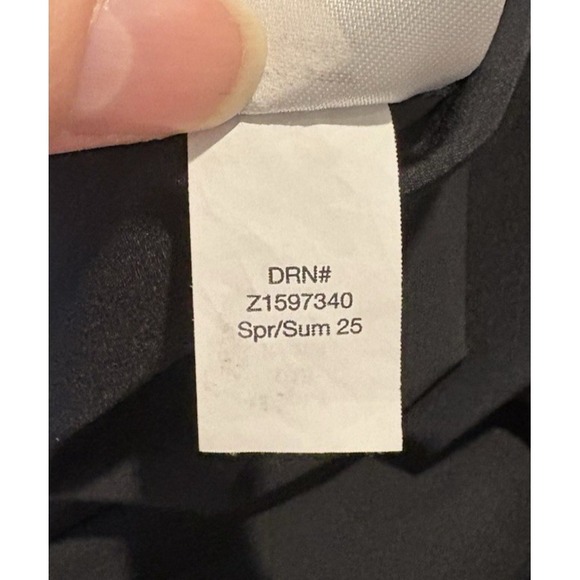 Eddie Bauer Athletic Sleeveless Tank Dress Drawstring Waist Hiking Sz M Black - Picture 6 of 8